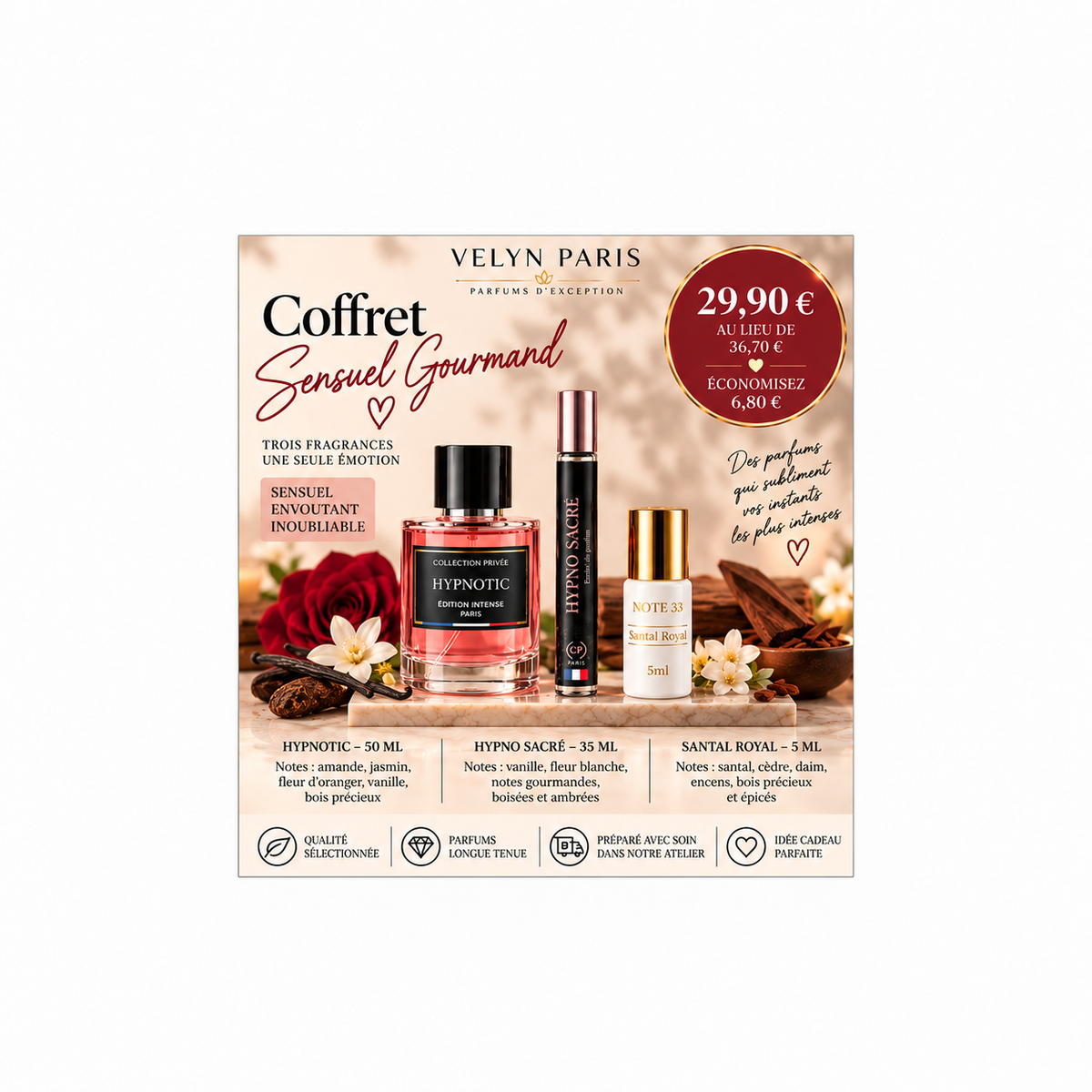 🔥 Coffret Sensuel Gourmand